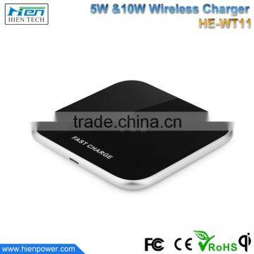 2016 hot selling fast charger QI Wireless Charging pad for S7