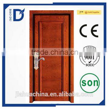 White Primer Wood Door Teak Wood Wardrobe Door Design photo-5