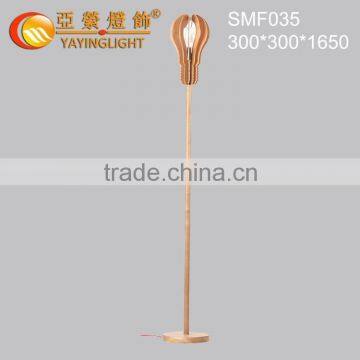 Modern natural wood floor lamp for home,modern wooden floor lamp,Creative wood floor lamp