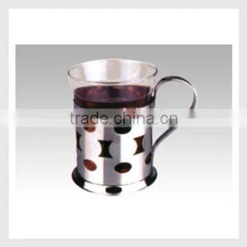 High borosilicate glass coffee mug 200ml