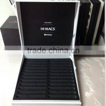 The 2016 latest model customized stone sample catalog display case