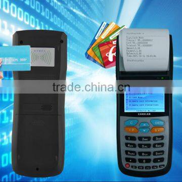 Portable smart card POS with thermal printer for contactless card payment