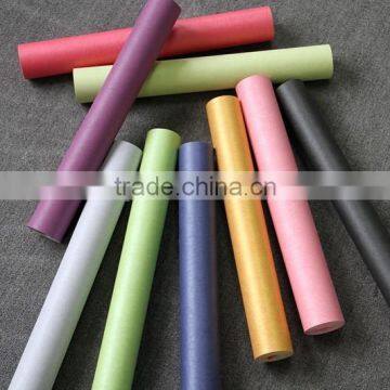 Wall Paper Gray Color/paper Backed Fabric Wallpaper/solid Color Wallpaper photo-3