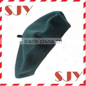 fashionable soft felt different colors custom wholesale wool beret