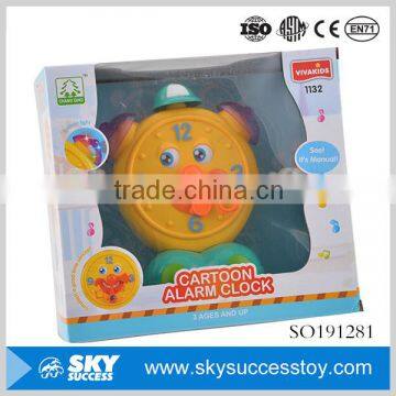 New China style children cartoon yellow plasitc clockwork toy