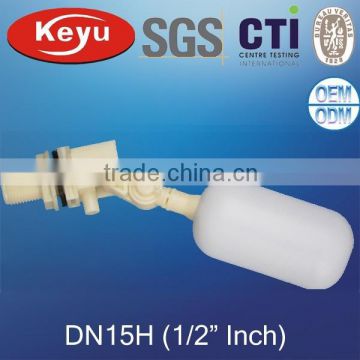 PP Material Small Water Tank Float Valve High Temperature