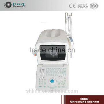 Portable Digital Ultrasound Scanner with SVGA Screen Transvaginal + Convex Probe 200C+