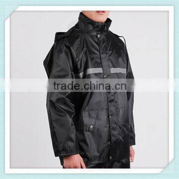 Outdoor double-deck breathable adult raincoat with high quality