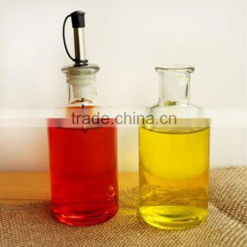 380ml Round Clear Glass Soy Sauce Fish Bottle With Oil Dispenser photo-2