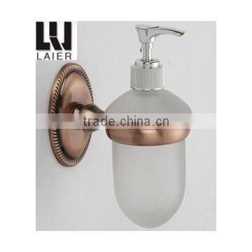 2013 new design retro antique copper liquid soap dispenser/bathroom accessory 16138-A