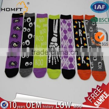 Factory straight blended Halloween socks