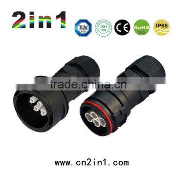 Electrical Cable Connectors OEM ODM Manufacturers, IP68 Waterproof Rating, 4 Pin Circular Connectors