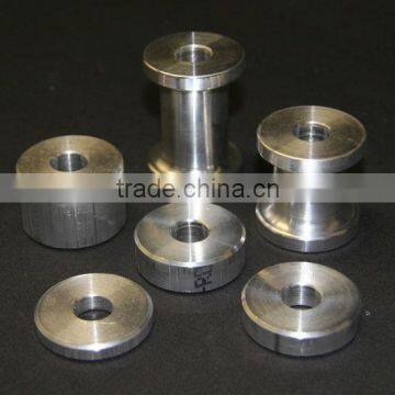 cnc machining service metal spacer aluminum bushing steel bushing