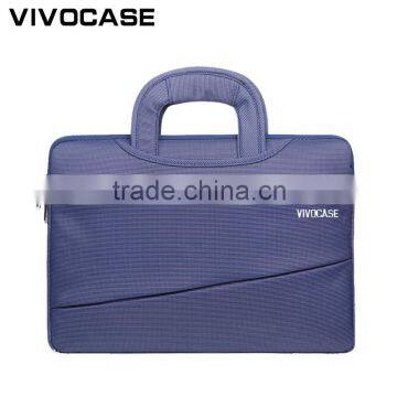 Man and woman handle laptop bag in various bright colors laptop case