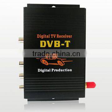 High Quality Single Antenna DVB-T MPEG-4 HD Digital TV Receiver M-588X Speed 140-190KM/H Power DC12V-1A Car Digital TV Tuner
