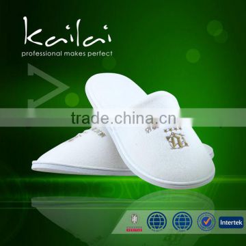 Wholesale hotel slipper polyster Velour