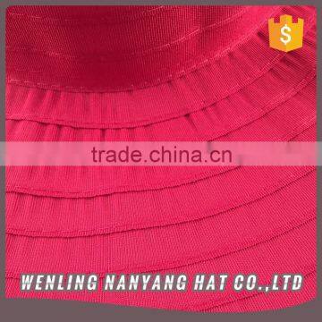 Women's Wide Brim Caps Foldable Summer Beach Sun Straw Hats photo-3