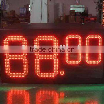 outdoor waterproof wireless 12 inch 88.88 Led Fuel Price Sign Display For Station