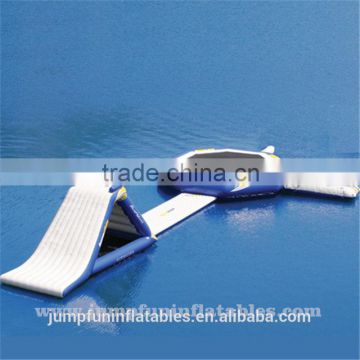 Water Jumping Trampoline and Inflatable Slide for Floating Aqua Park/Water Park