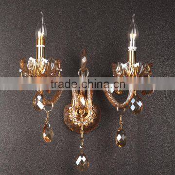 Golden Two golden lamp holder Wall light for home