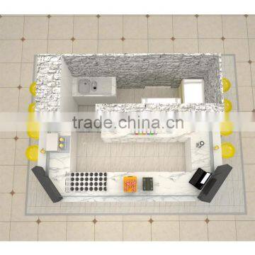 High-End Luxury Mall Kiosk of Milkshake Kiosk Design photo-5