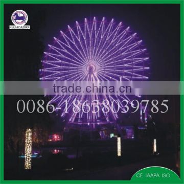 Popular amusement park rides ferris wheel whith LED lights