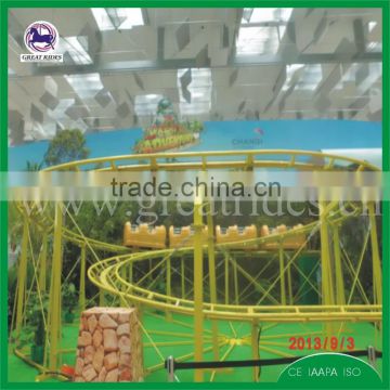 playground equipment used mini dragon roller coaster for children