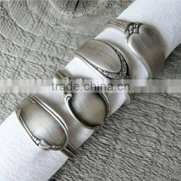 black brass antique rings wedding napkin ring, napkin rings for weddings, brass napkin ring embosed