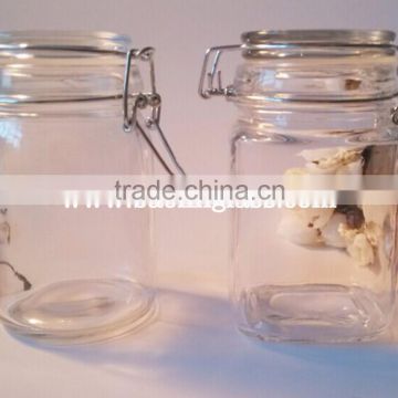 250ml Square Clip Top Storage Spice Jar