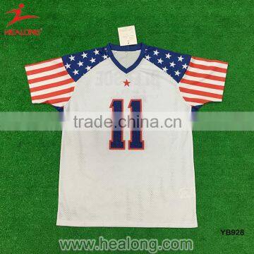 Wholesale Custom Sublimation Touch Football Rugby Jerseys Shirts