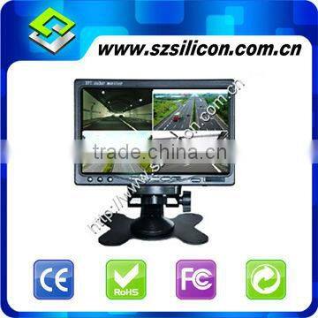 4 way CVBS TFT LCD car dvd player manufacturer with parking sensor