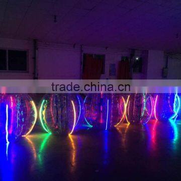 2016 LED bumper ball/knocker ball/human bubble ball for sale