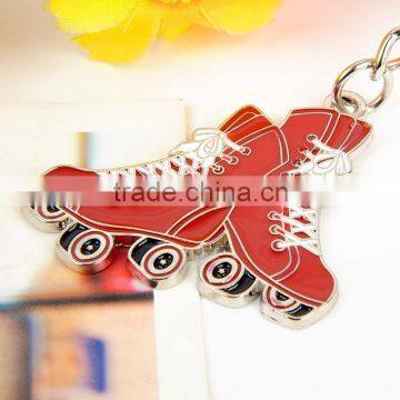 Fashion Cheap Factory Slipper Keychain Shoes Keychain Color Painting Alloy Metal Keychain in Bulk photo-4
