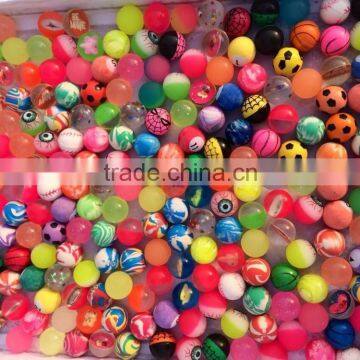 Newest rubber bouncing ball rubber bouncing ball colorful mixed EVA bouncing ball