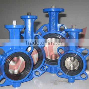 manual ductile iron dn300 butterfly valve with actuator