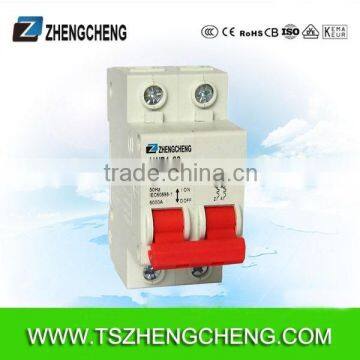 C45 2P 40A C curve Miniature circuit breaker MCB