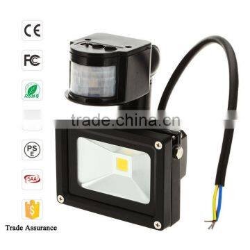 10w led flood light with PIR sensor