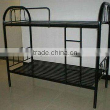 Black Steel Bunk Bed For Dormitory Or Kids