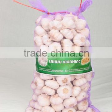 2016 fresh Chinese normal white garlic with mesh bag