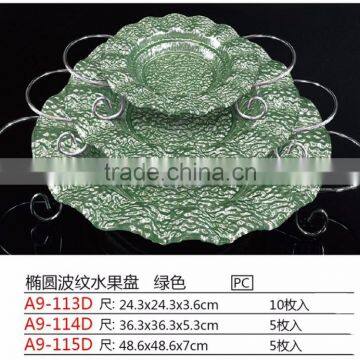 Creative Foldable Round Fruit Plate