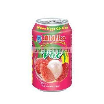 Bidrico Carbonated Lychee Softdrink 24 Can