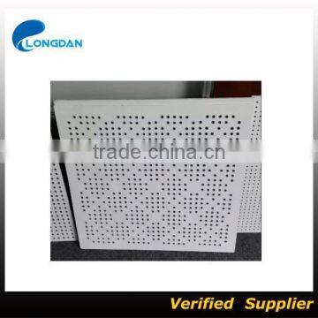 Perforated ceiling panel calcium silicate board