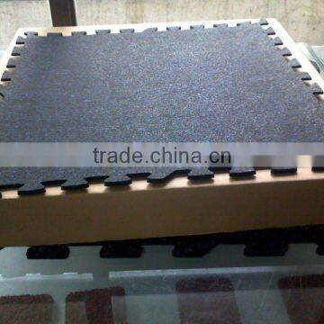 gym rubber interlock tile