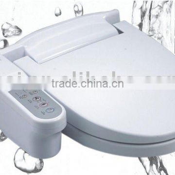 Antibacteria Hanging Remote white electronic Intelligent Sanitary Elongated Toilet Seat lid cover fittings KS-58A