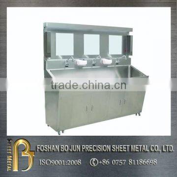 custom sheet metal stainless steel kitchen washing storaging cabinet