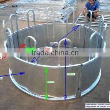 cattle hay feeder and horse feeder