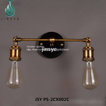 Gold socket retro decorative indoor wall lamp led wall light