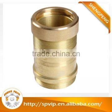 Custom metal fabrication CNC machining brass parts with professional service