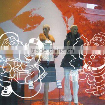 Custom Design Wall Decoration Self Adhesive PVC Christmas Sticker photo-3