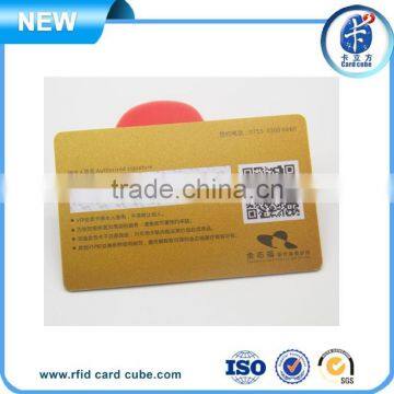 Cr80 30mil PVC White Signature Panel VIP Barcode Smart Card photo-2